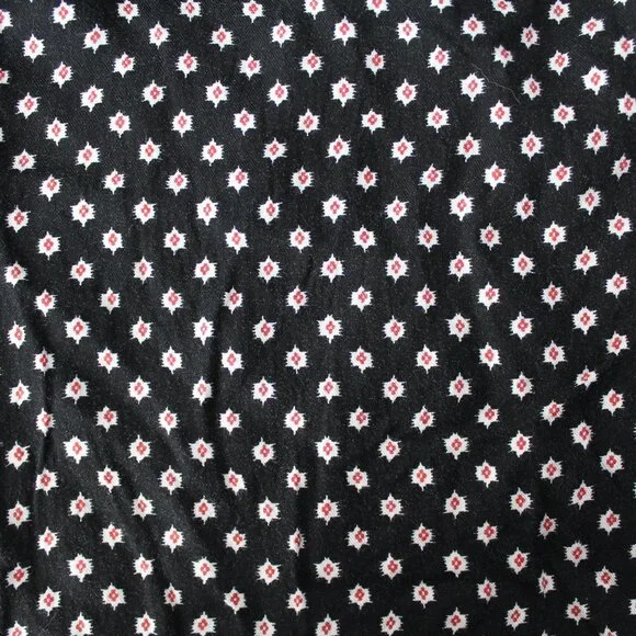 Joie Myune Tie Waist button down shirtdress black printed dolman sleeve Sz M - Picture 2 of 13